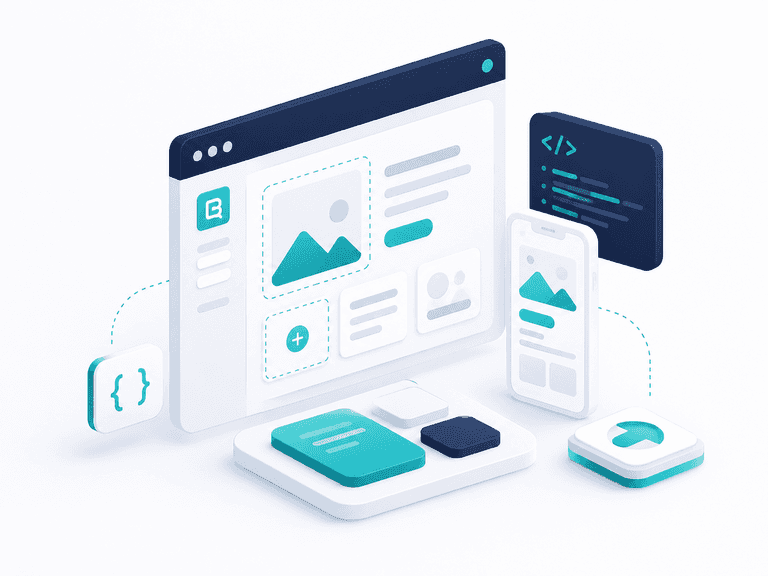 Storyblok websiteontwikkeling met moderne frontend en responsive interface